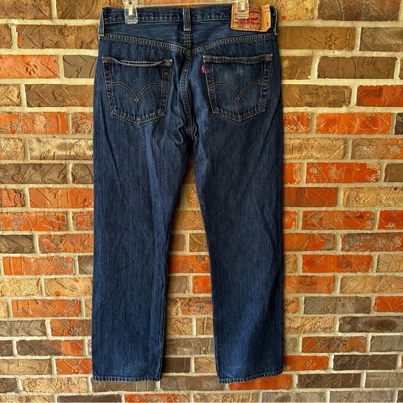 Levi’s 501 Straight Fit Denim Jeans  34 X32 - Picture 2 of 6